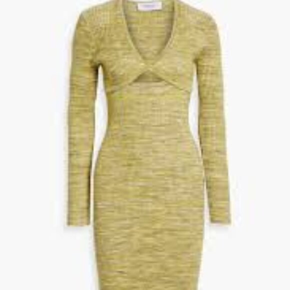 NWT: Derek Lam 10 Crosby Geovana Long Sleeve Cut Out Sweater Dress - Picture 8 of 12